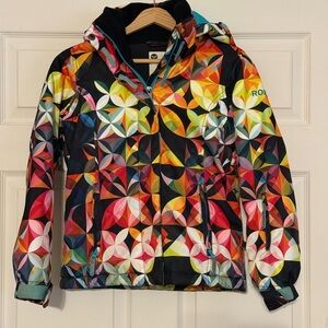 Roxy Geometric Snow Jacket - Girls